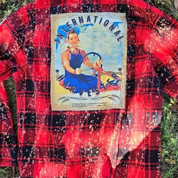 MINNOW CLOTHING CO. New With Tags Flannrl Biyton Down Lg - Picture 5 of 8